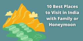 10 Best Places to Visit in India with Family or Honeymoon Places to Visit in India