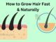 How to Grow Hair Fast & Naturally