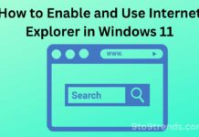 Internet Explorer in Windows 11