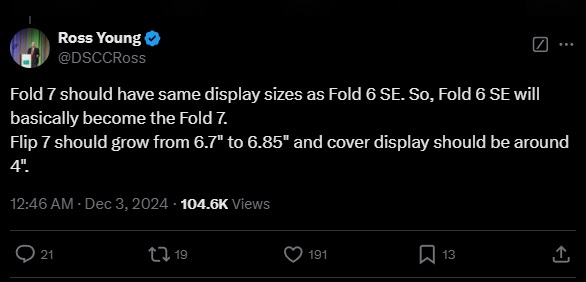 Samsung Galaxy Z Fold 7 Samsung Galaxy Z Fold 7