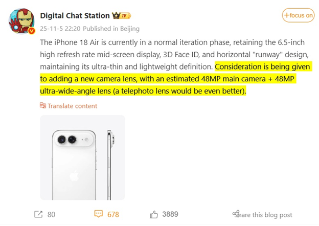 iPhone Air 2 